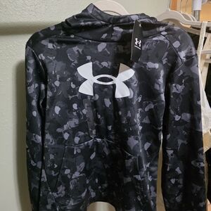 Under Armour Black and Gray Camo Hoodie